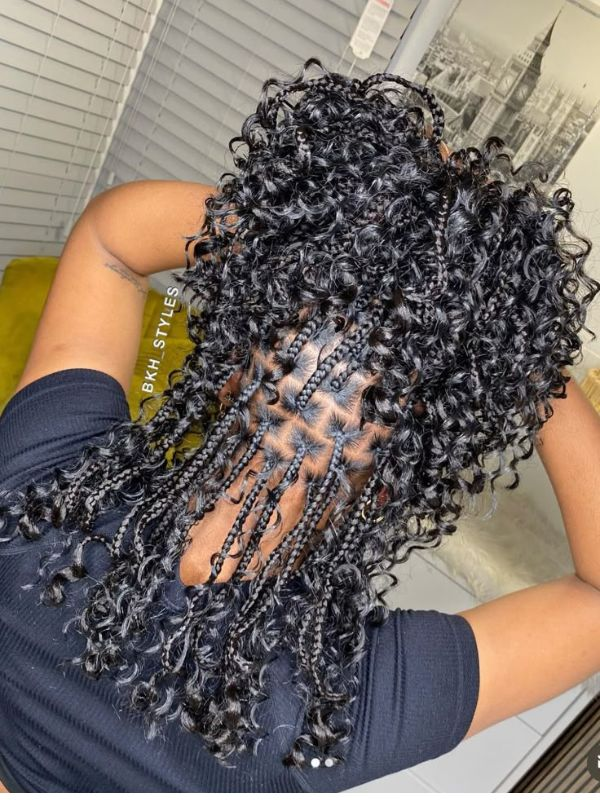 Short-boho-braids-hairstyles 