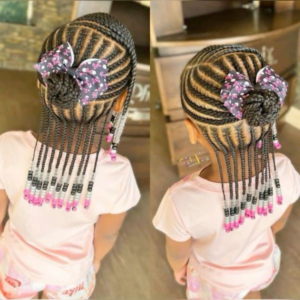 Half-Up Half-Down Braids