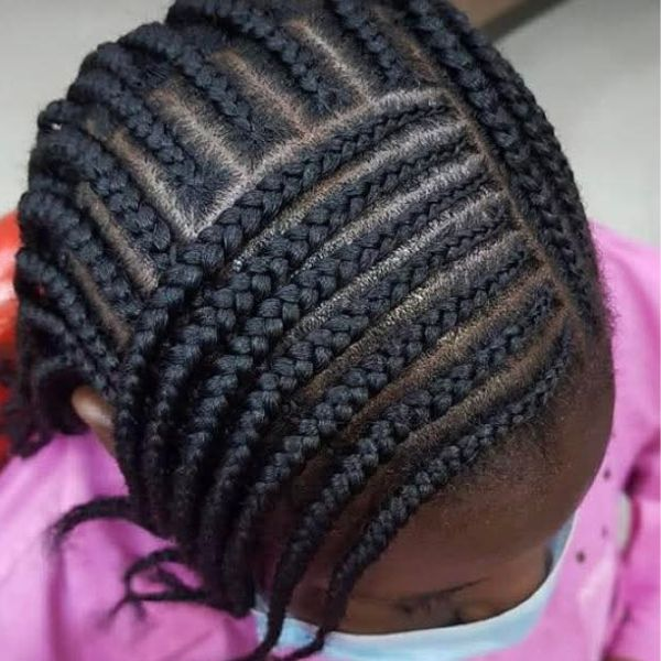 simple-natural-weaving-hairstyles-without-attachement -for-kids
