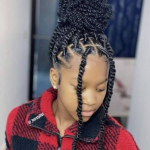 long-kinky-hairstyle-for-women-and-kids