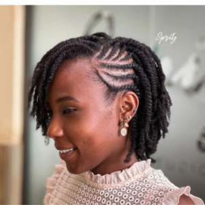 short-kinky-hairstyles-for-women-and-kids