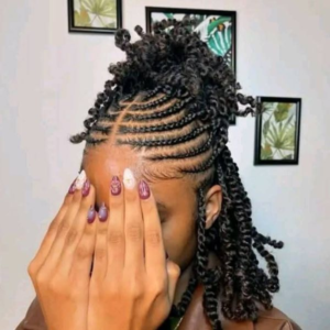 half-up-half-down-kinky-hairstyle