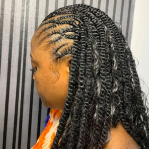 all-back-kinky-hairstyle