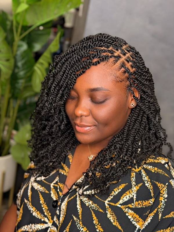 Shoulder-length-kinky-hairstyles 