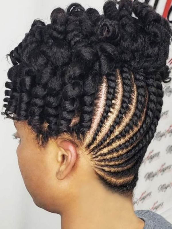 Kinky-bun-hairstyles 