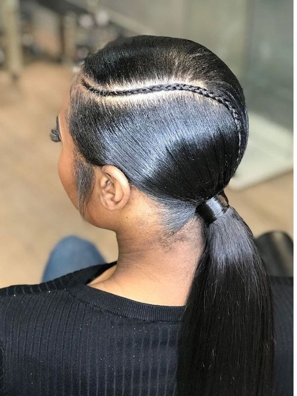 sleek-low-ponytail-back-to-school-hairstyles