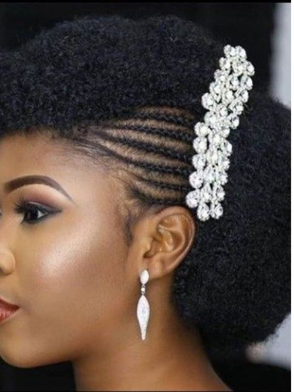 Kinky-bridal-hairstyles