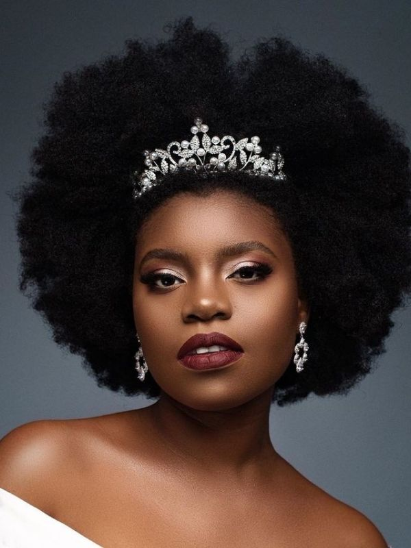 Kinky-bridal-hairstyles