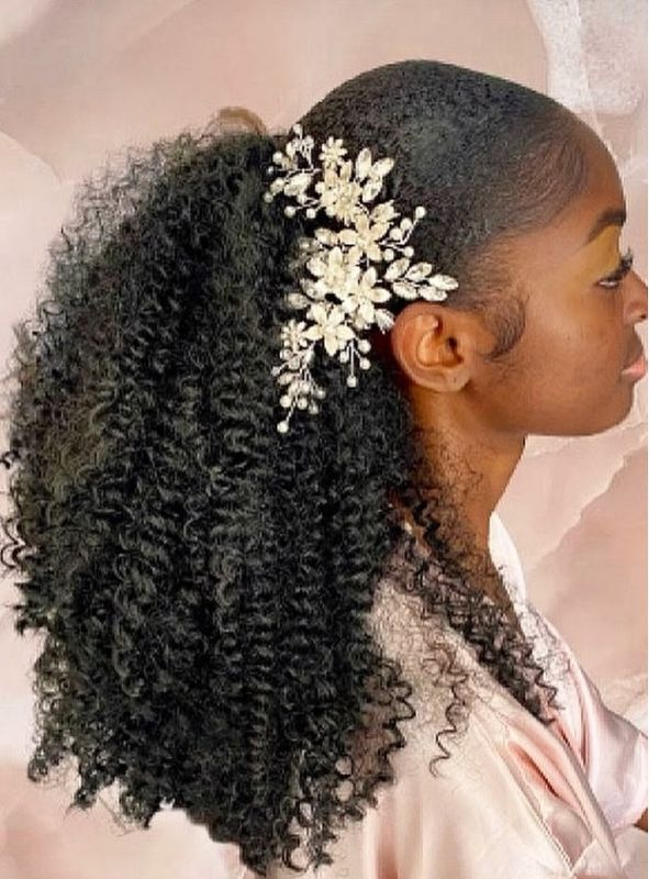 Kinky-bridal-hairstyles