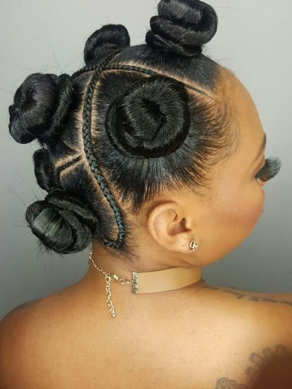 Bantu-knots-gel-hairstyles