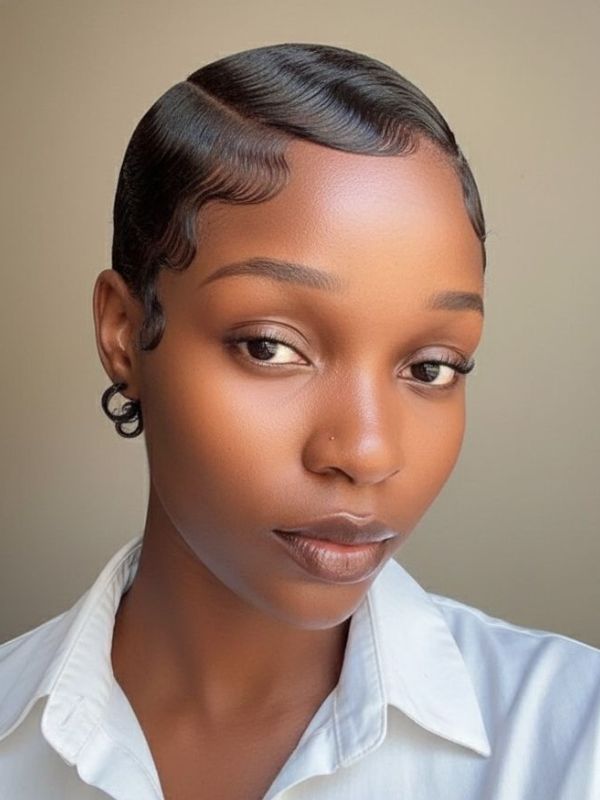 finger-curls-low-cut-hairstyle