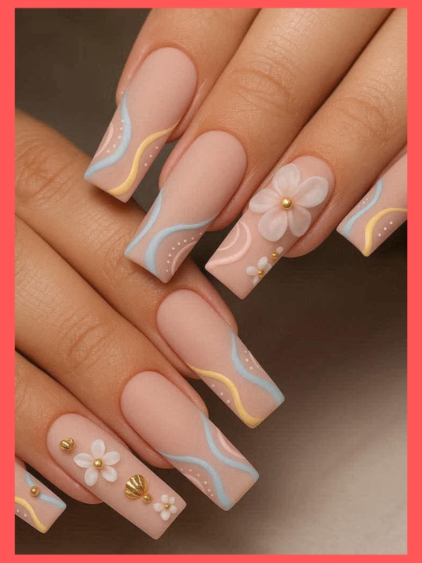 Pastel-prom-nail-