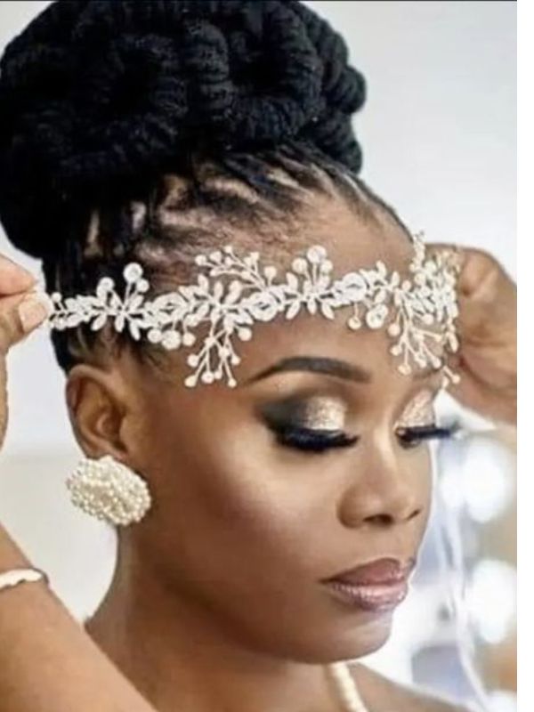 high-bun-loc-hairstyles-for-brides