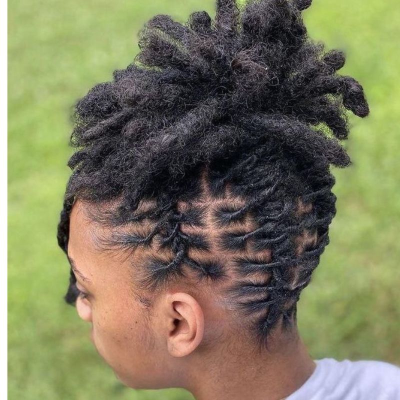 high-puff-short-loc-hairstyles