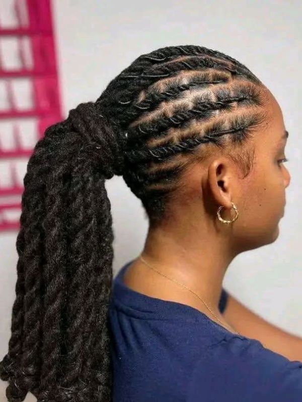 low-ponytail-locs-styles