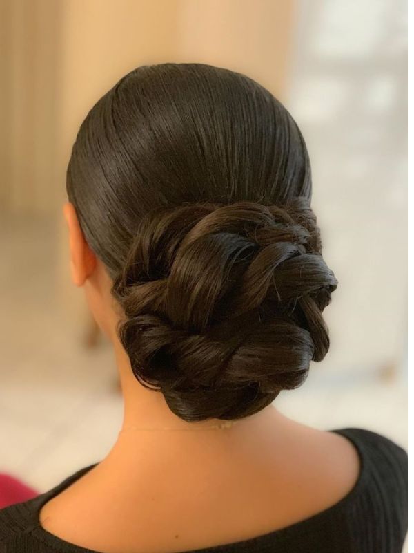 Low-braided-bun