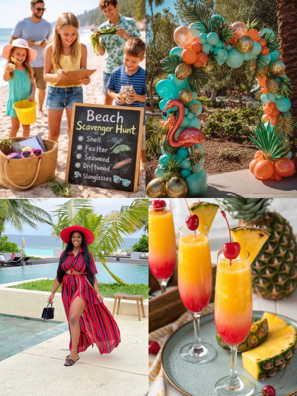 Beach Birthday Party Ideas - Exquisite Woman Life