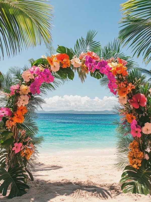 Tropical-wedding-Arch