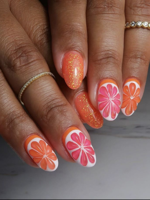 Graped-fruit-nails-ideas