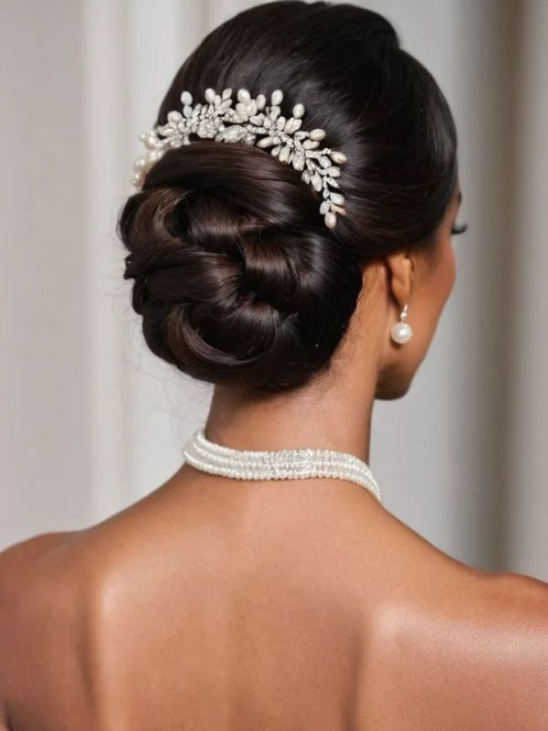 Low-chignon-wedding-hairstyles