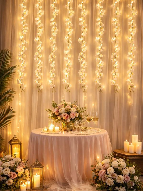 Fairy-lights-decor-for-anniversary-celebration-ideas