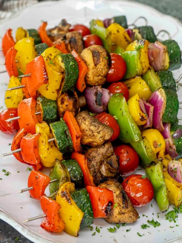Grilled-vegetables-skewers 