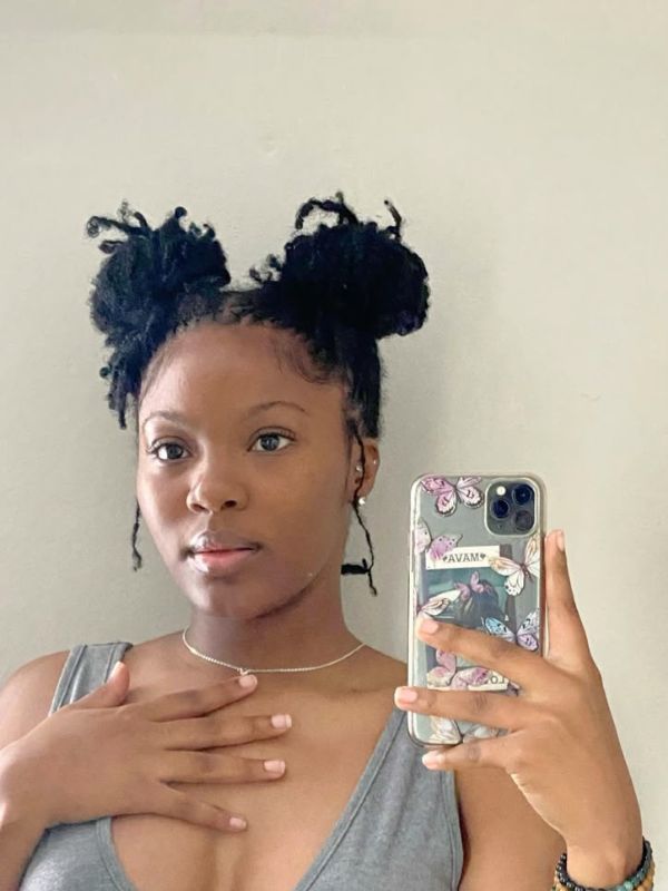 Space-buns-micro-locs-hairstyles