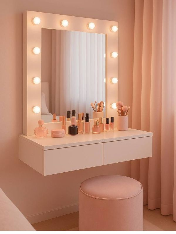 Wall-makeup-vanity-deas 