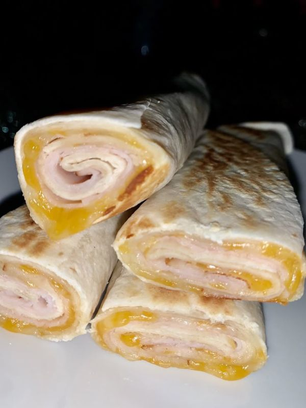 Turkey-and-cheese-wrap