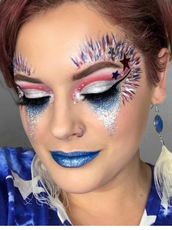 4th-of-july-makup-look-ideas