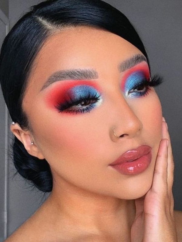 Red-white-and-blue-4th-of-July-makeup-look 