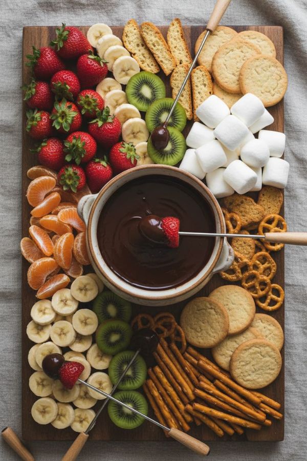 Chocolate-dipped-fruit-platter-ideas