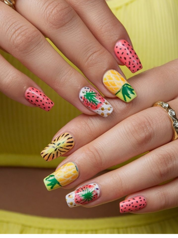Tropical-fruit-nails