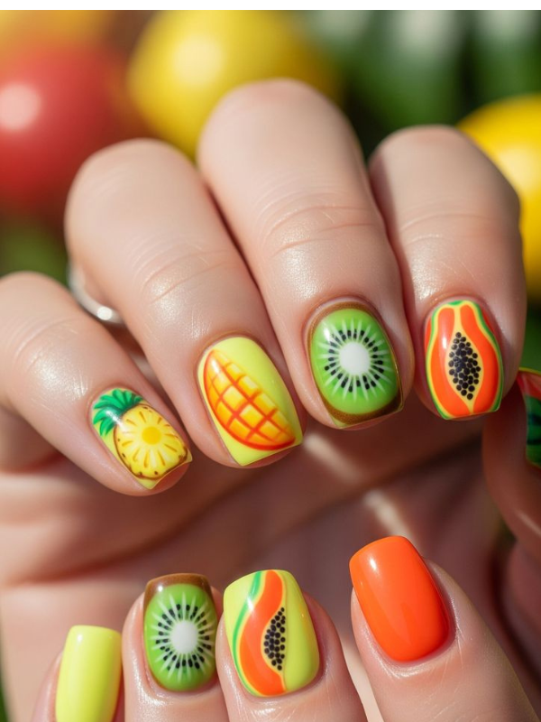 Mixed-fruit-summer-mani-and-pedi