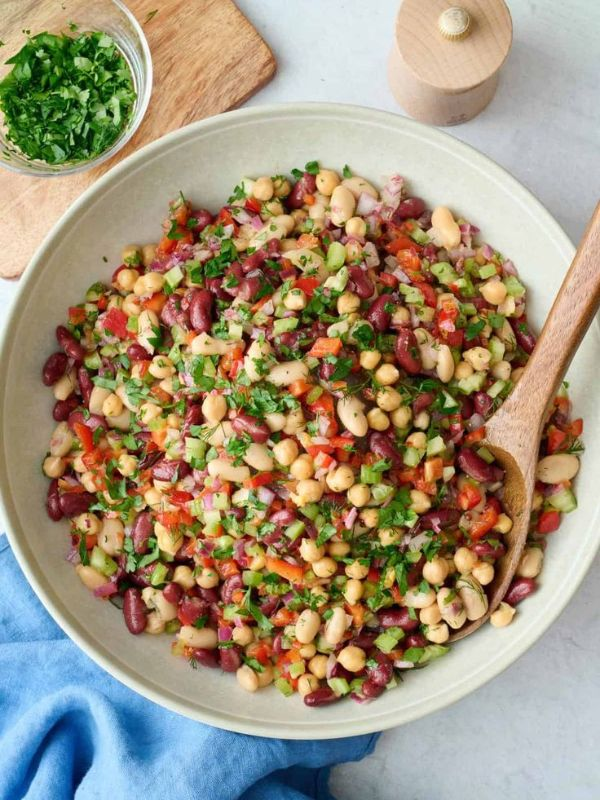 Three-bean-salad