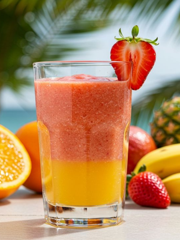 Tropical-fruit-smoothie-summer-drink