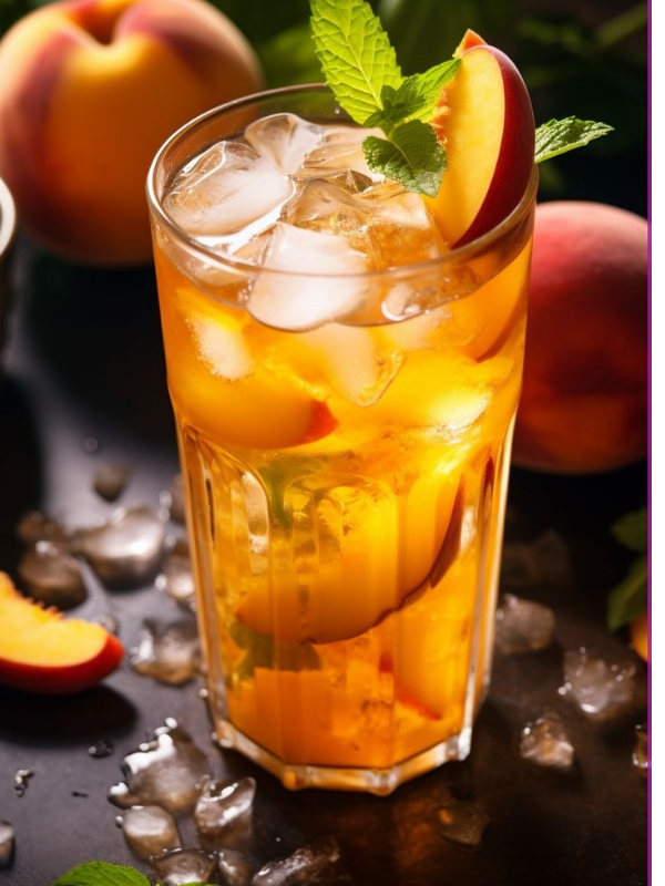 Peach-tea-summer-drink
