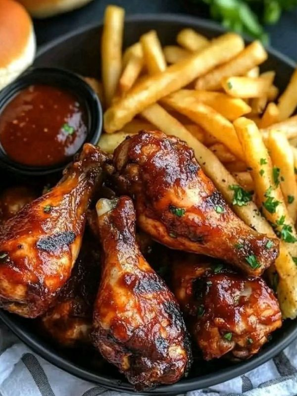 Chicken-drumsticks-4th-of-july-party-food