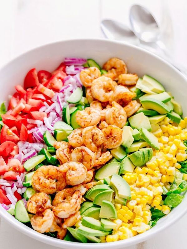 Shrimp-and-Avocado-Salad-no-cook-food-ideas