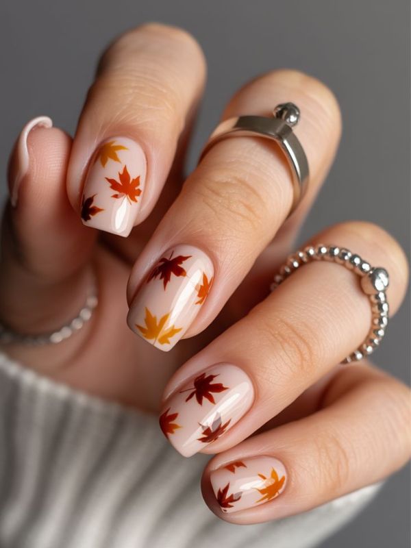Maple-Leaf-Nail-Art