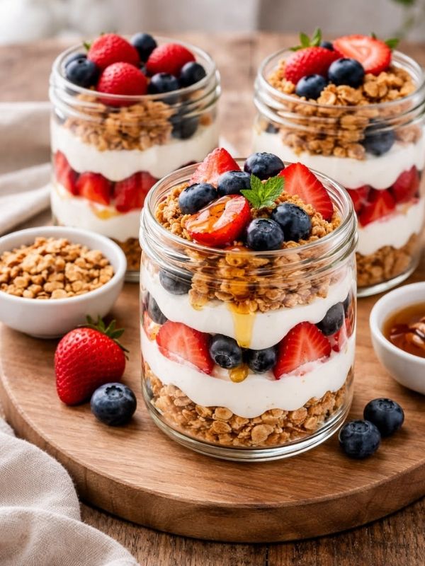 Berry-parfait-4th-of-July-party-food