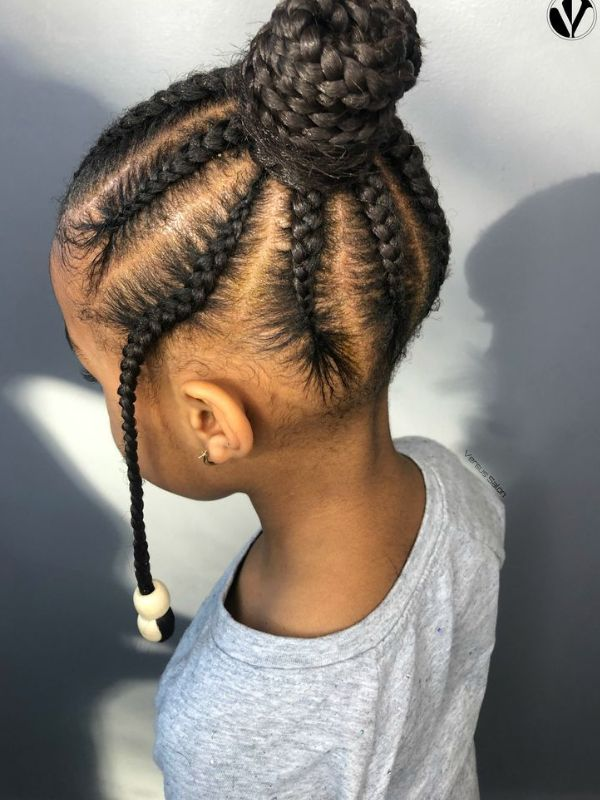 braided-bun-school-hairstyle-for-kids