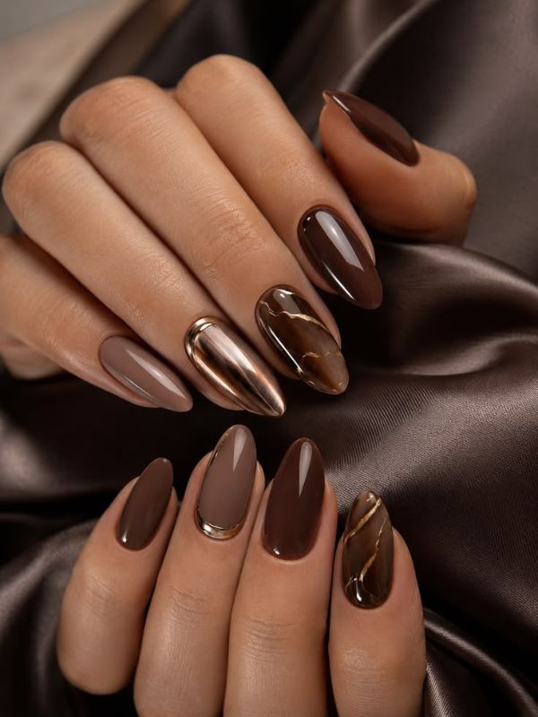 chocolate-brown-nails-for-fall