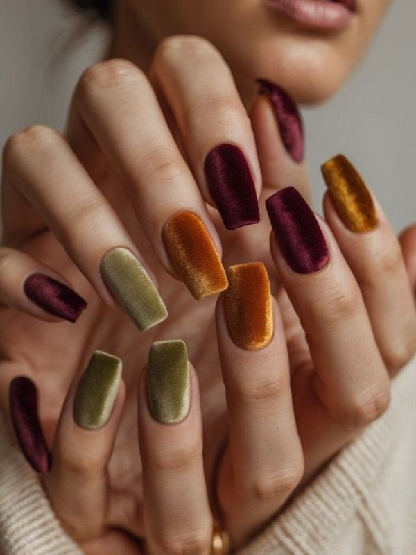 Velvet-nail-designs