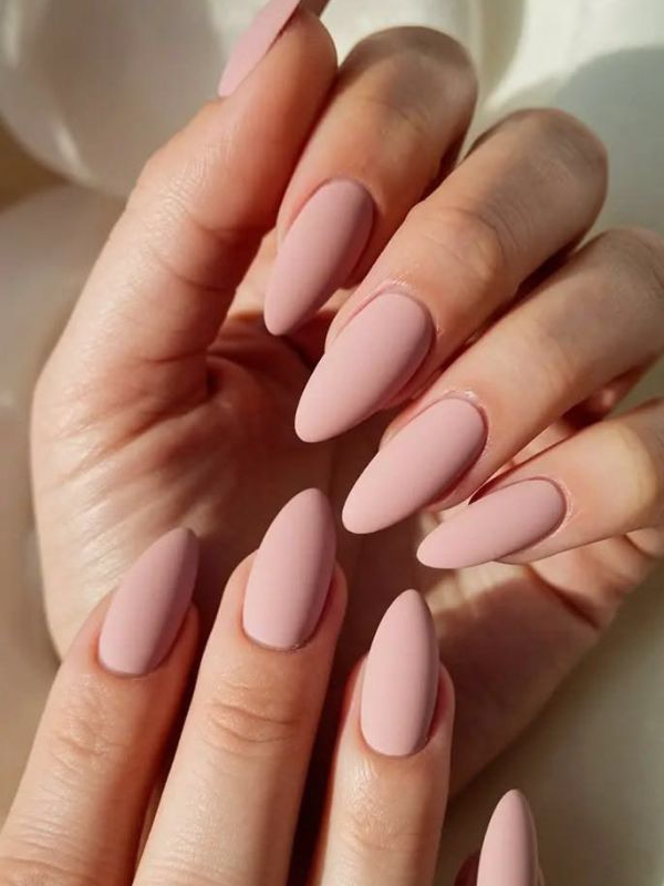 matte-nude-fall-nails-idea