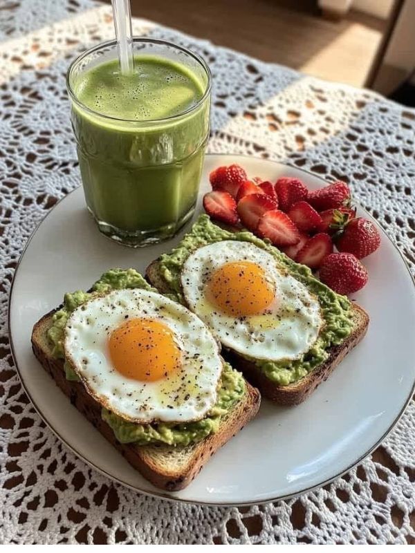 avocado-toast-with-egg-fathers-day-breakfast-ideas