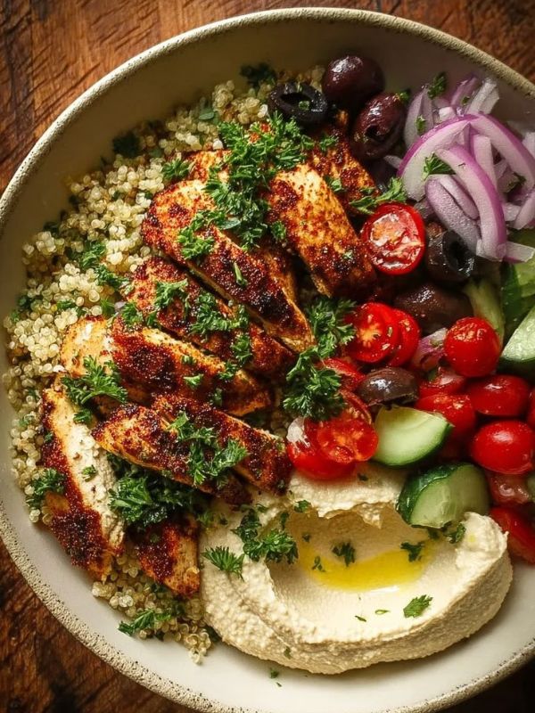 mediterranean-Salad-Bowls-no-cook-camping-food-ideas