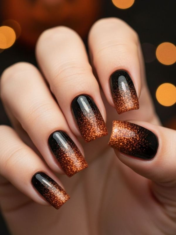 Glitter-Ombré-Halloween-Nails
