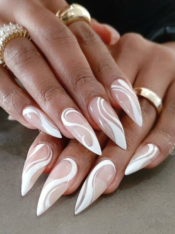Long-nudes-nails-for-wedding