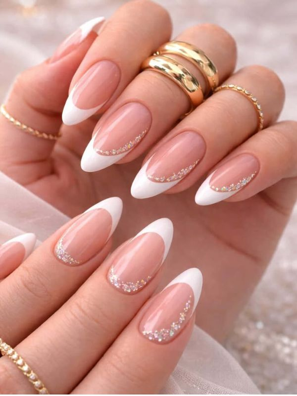 french-tip-wedding-nails